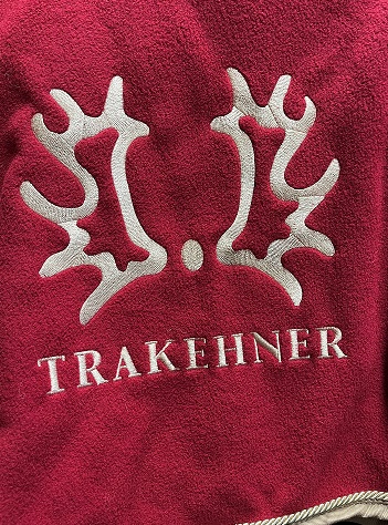 Abschwitzdecke bordaux